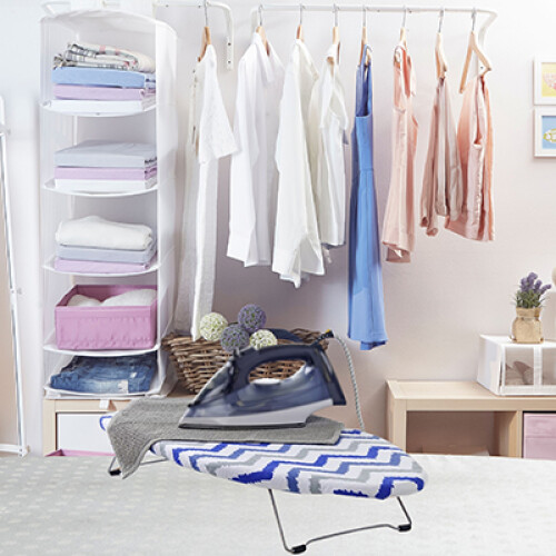 AAMEN Table Top Ironing Board With Hook For Storage, Non-Slip Feet 2