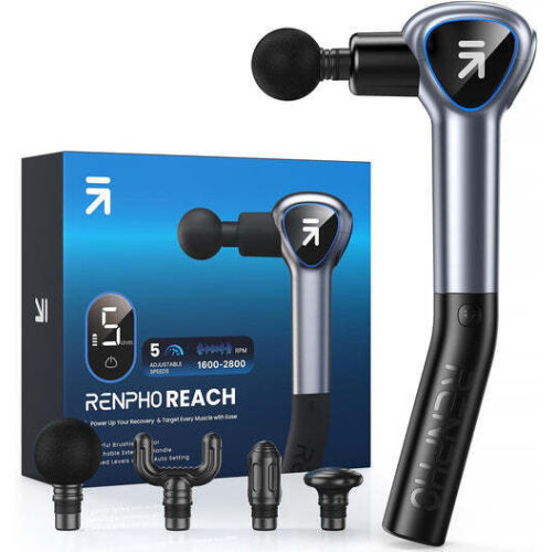 RENPHO RENPHO Massager Gun with Detachable Handle with Upgrade Extension Handle
