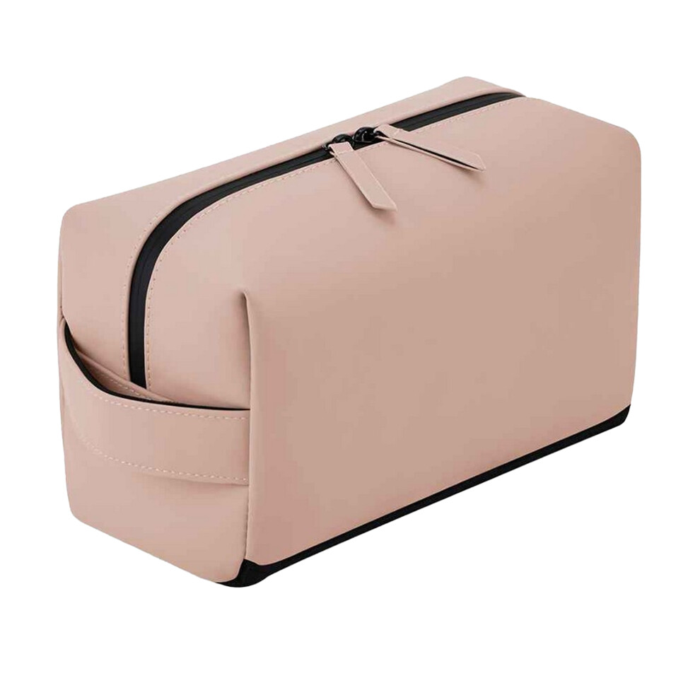 (One Size, Nude Pink) Bagbase Matte PU Toiletry Bag