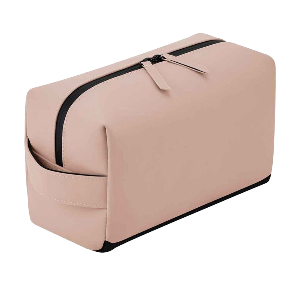 (One Size, Nude Pink) Bagbase Matte PU Toiletry Bag-image-OPC-PBPVC8T-NEW