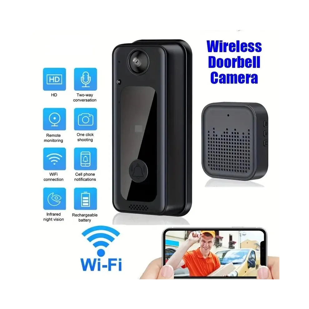 Ring Doorbell With Camera Wireless WIFI Outdoor Phone Intelligent