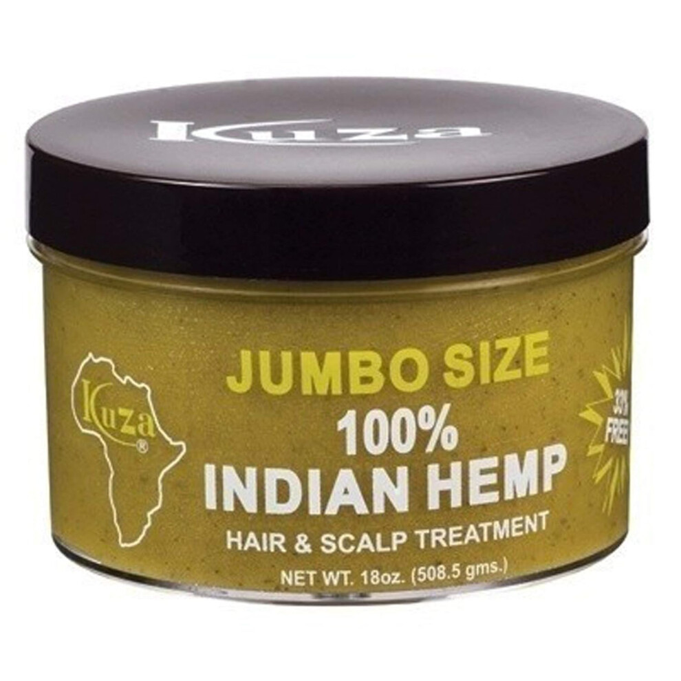 Kuza Indian Hemp Jumbo Hair & Scalp Treatment 18 oz