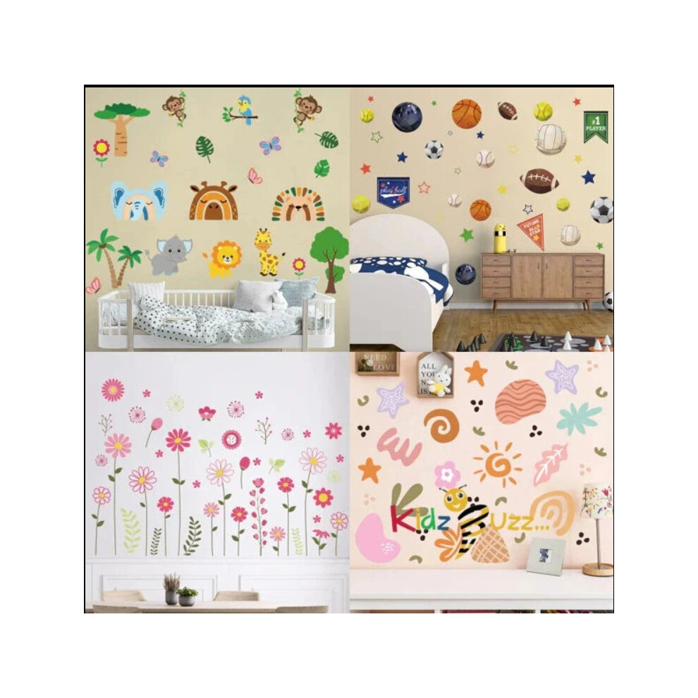 Large Tree Wall Stickers Home Decals Colourful Stickers For Kids