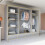 (253cm, Grey) High Gloss Mirror Sliding Wardrobe 3
