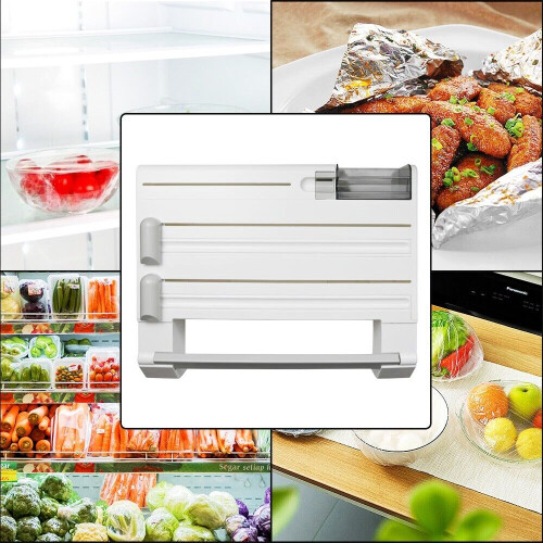 3 in 1 Wall-Mounted Kitchen Roll Dispenser 2