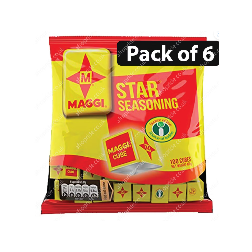 (Pack of 6) Maggi Seasoning, 100 Cubes