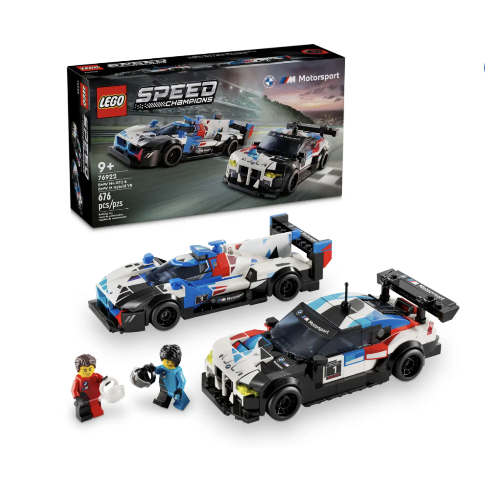 LEGO 76922 Speed Champions BMW M4 GT3 & BMW M Hybrid V8 Cars