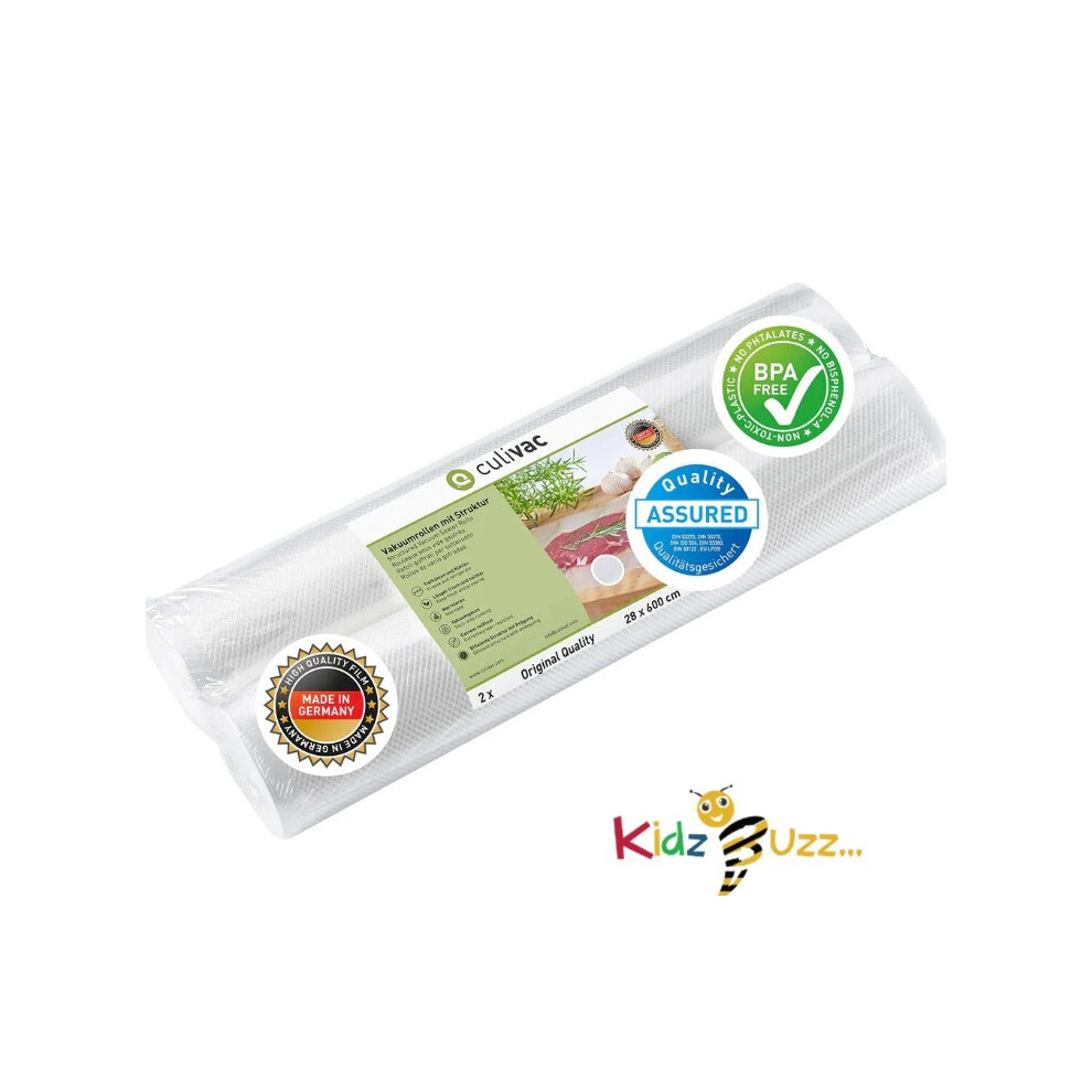 Kidzbuzz Vacuum Food Sealer Rolls