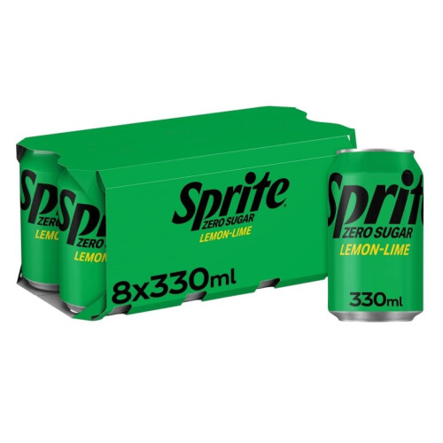 Sprite Zero Cans 8 x 330 ML