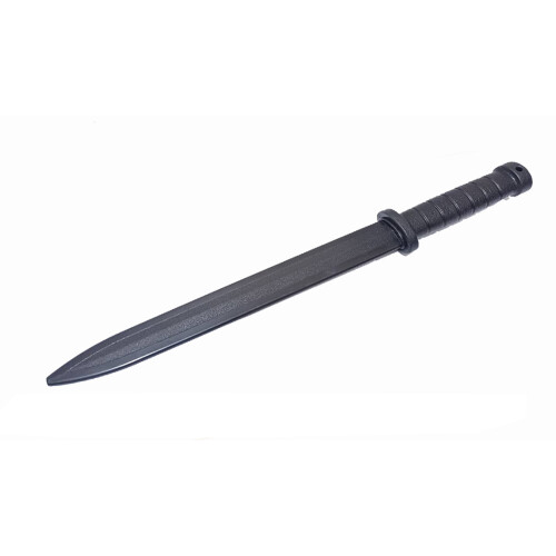 BLACK POLYPROPYLENE FULL CONTACT SHORT SWORD - 16.3"