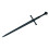 BLACK POLYPROPYLENE FULL CONTACT ANDURIL NARSIL SWORD - 45.7" 1