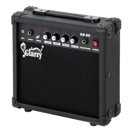 Glarry Mini Guitar Amplifier Practice Guitar 20W Amp & Accessories 2