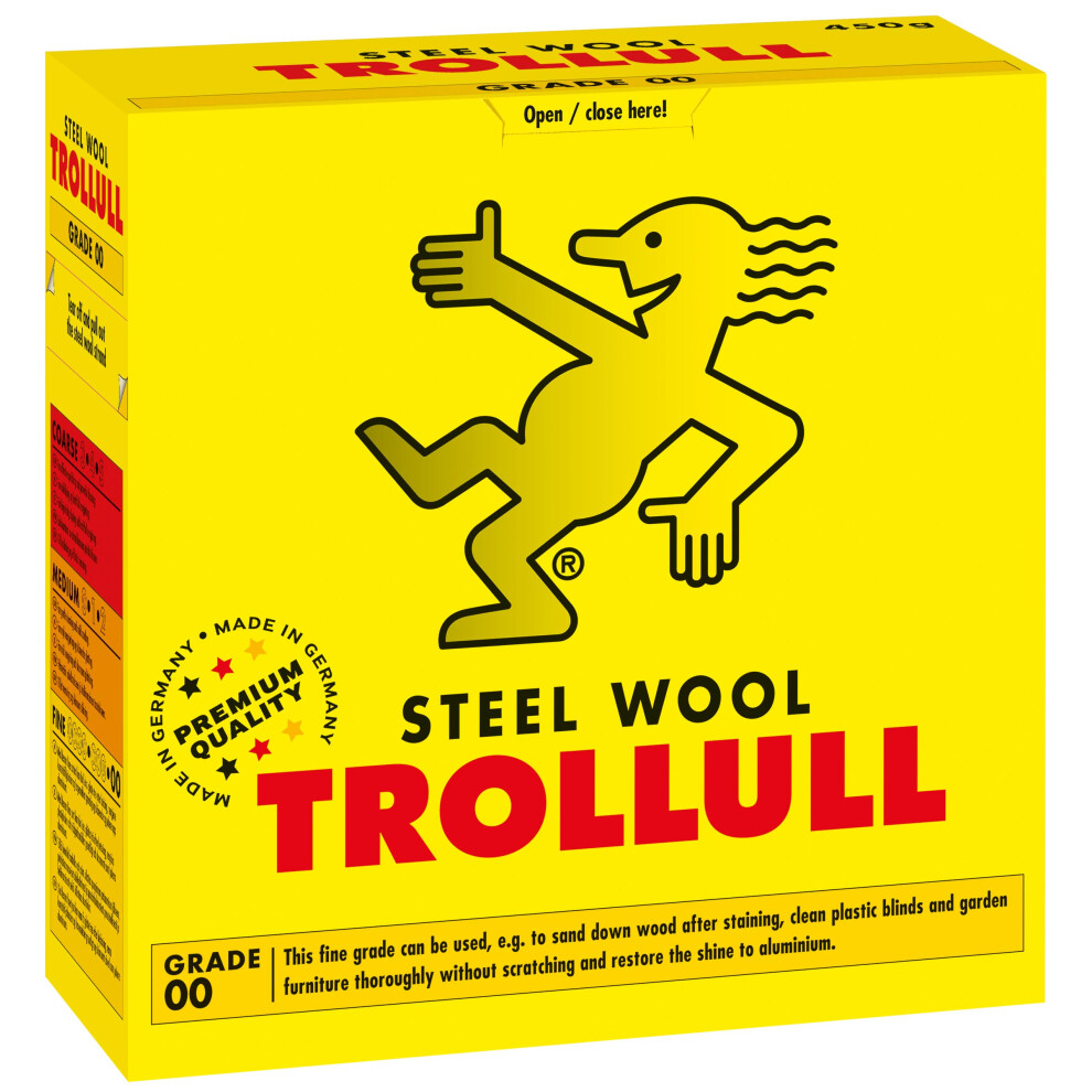 Rustins Trollull Steel Wool 450G Box Grade 00