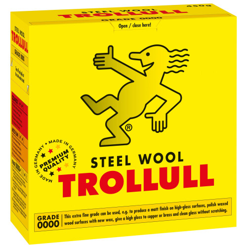 Rustins Trollull Steel Wool 450g Box Grade 0000