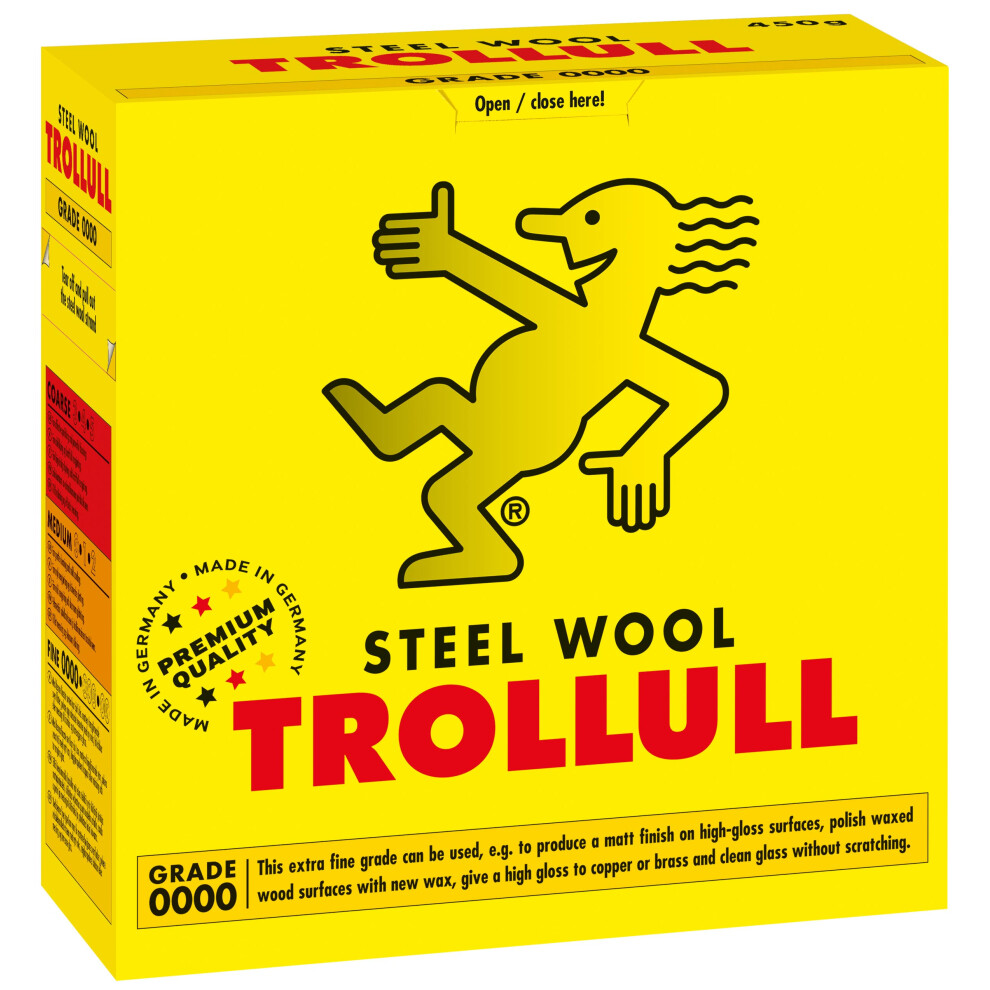 Trollull Steel Wool 450g Box Grade 0000