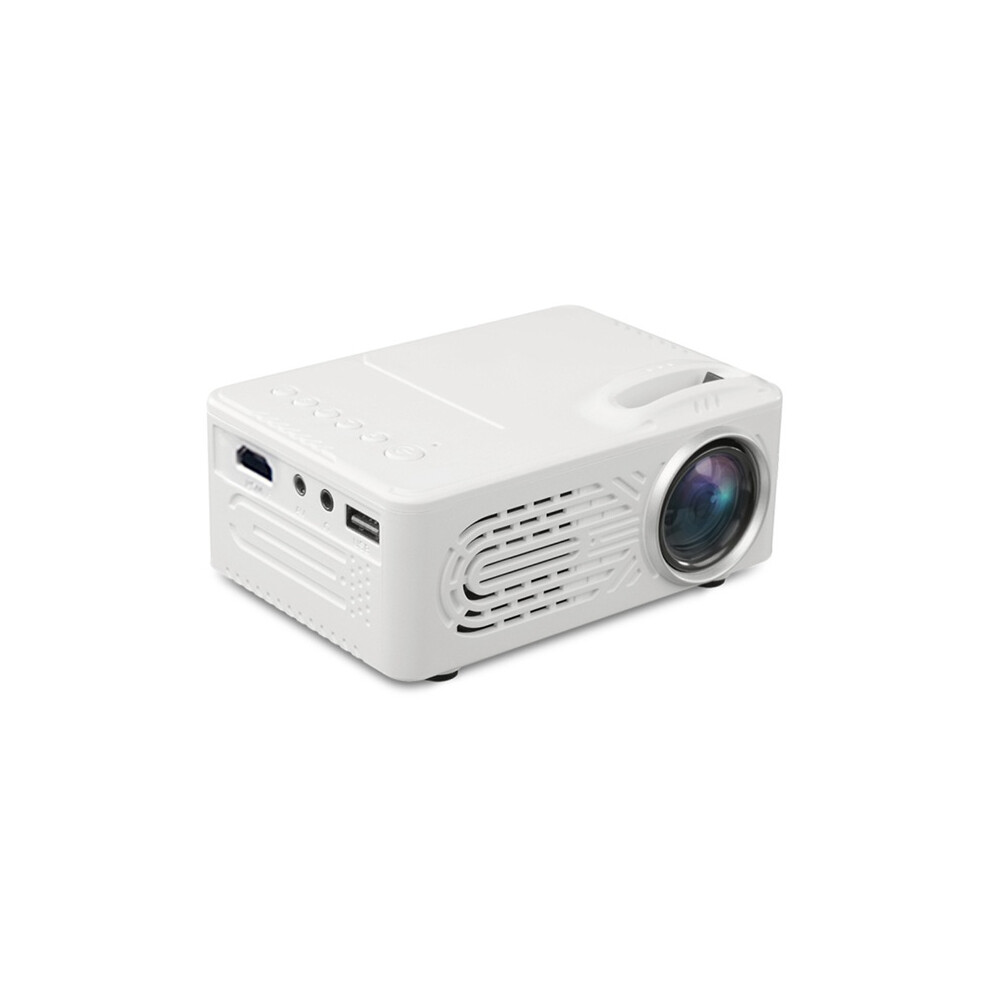 814 LED Mini Projector Portable Projector with USB Home Media Projector Supports 1080P Player Built-in Speaker US Plug