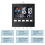 Calendar Clock Alarm Clock LED Temperature Display Weather Clock 3