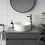 White Ceramic Round Countertop Bathroom Sink Basin - 352 x 352mm 2