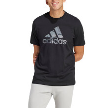 (L) ADIDAS IR5828 Mens T Shirts Camo Badge Sports Top Black