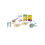 Dolu Dolu Kids Kitchen Play Set - White/Grey 3