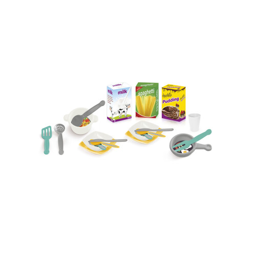 Dolu Dolu Kids Kitchen Play Set - White/Grey 2