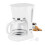 GEEPAS (White) Geepas 1.5L Filter Coffee Maker Machine Instant 1