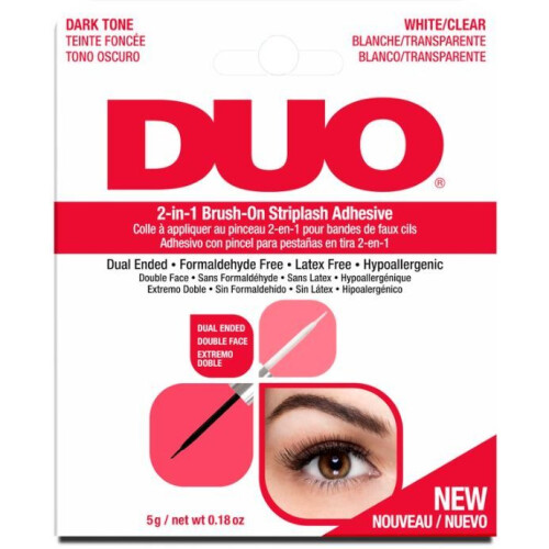 Ardell Duo Quick Set Striplash Adhesive Clear 5g - Orange pack X 1 Pack