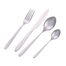 Royalford StainlessSteel Cutlery Set16Piece DishwasherSafe Matt Finish