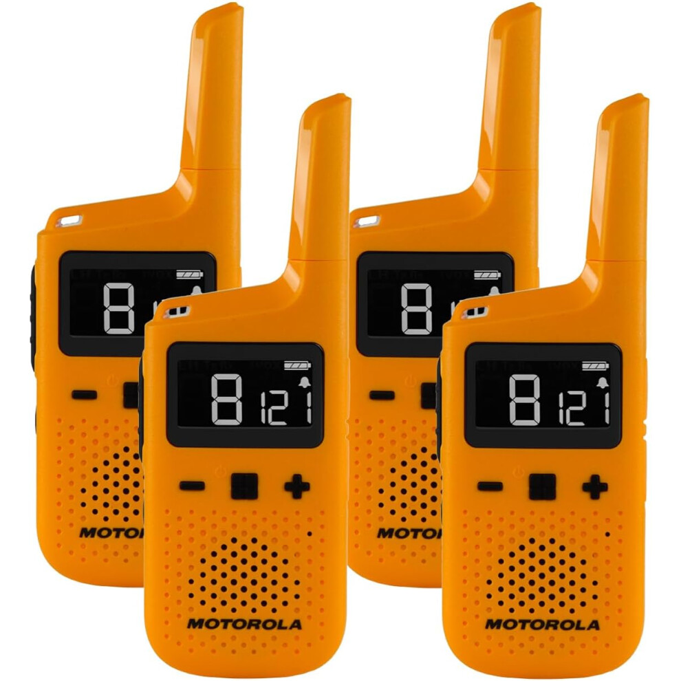 (Quad ) Motorola T72 PMR Weatherproof IP54 Walkie Talkie