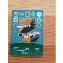 Animal Crossing Amiibo Cards ~103 Kicks