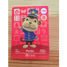 Animal Crossing Amiibo Cards ~109 Porter