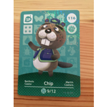 Animal Crossing Amiibo Cards ~116 Chip