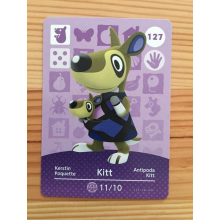 Animal Crossing Amiibo Cards ~127 Kitt