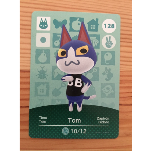 Animal Crossing Amiibo Cards ~128 Tom