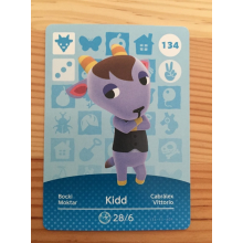 Animal Crossing Amiibo Cards ~134 Kidd