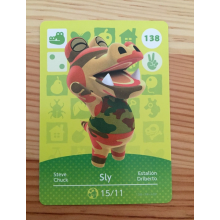 Animal Crossing Amiibo Cards ~138 Sly
