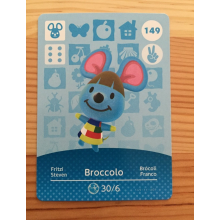 Animal Crossing Amiibo Cards ~149 Broccolo