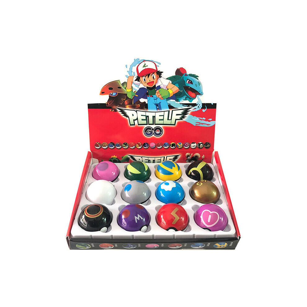 12Pcs Pokeball Ball Pokemon GO Action Figures Toys