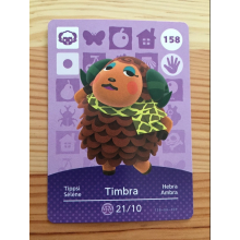 Animal Crossing Amiibo Cards ~158 Timbra
