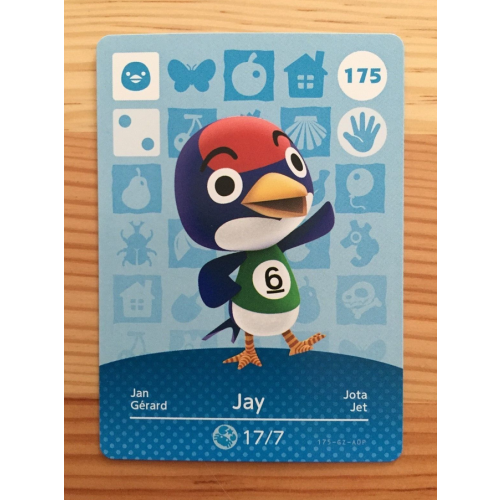 Animal Crossing Amiibo Cards ~175 Jay