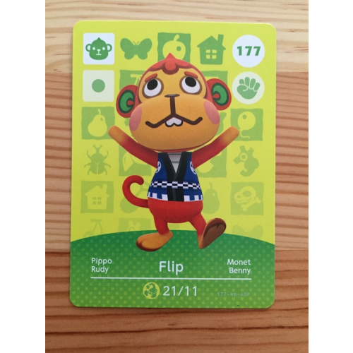 Animal Crossing Amiibo Cards ~177 Flip