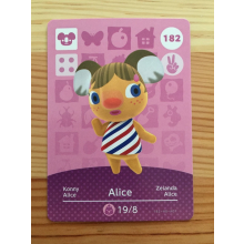 Animal Crossing Amiibo Cards ~182 Alice