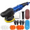 920 Dual Action Polisher Orbit 12mm Auto Polisher DA Car Polisher for Home DIY Polisher with Waxing Polishing Pads Set 1