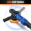 920 Dual Action Polisher Orbit 12mm Auto Polisher DA Car Polisher for Home DIY Polisher with Waxing Polishing Pads Set 5