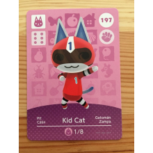 Animal Crossing Amiibo Cards ~197 Kid Cat