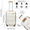 24 inch Bright Luggage Hard Shell PP Suitcase With TSA Lock 2