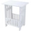 Bedside Table Cabinet Side End Table Nightstand Storage Organizer 3