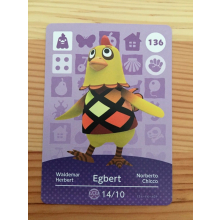 Animal Crossing Amiibo Cards ~136 Egbert