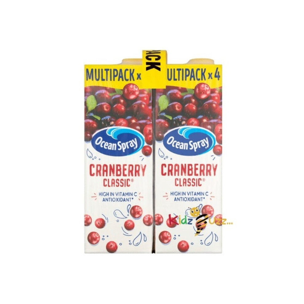 Ocean Spray Cranberry Classic Juice Drink 4 X 1 Litre