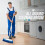 Soft Indoor Broom with Long Handle Sweeping Brush Head Cleaning Floor 5